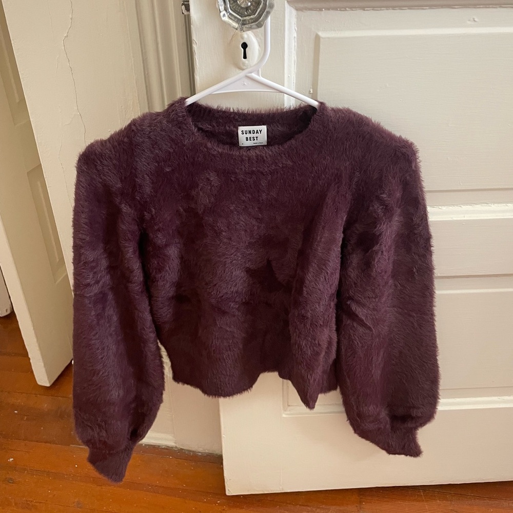 Aritzia fluffy sweater